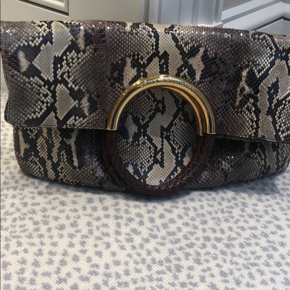 Michael Kors Snake Skin Tote Bag